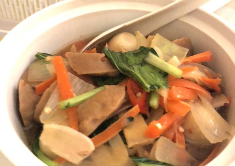 Resep Bakso Puyuh Saus Tiram Lezat