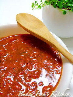 A picture of Bunny's Husband's Elegant Tomato Sauce.