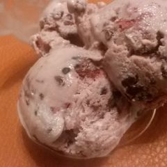 Blackberries & Cream Ice Cream A picture of Blackberries & Cream Ice Cream.