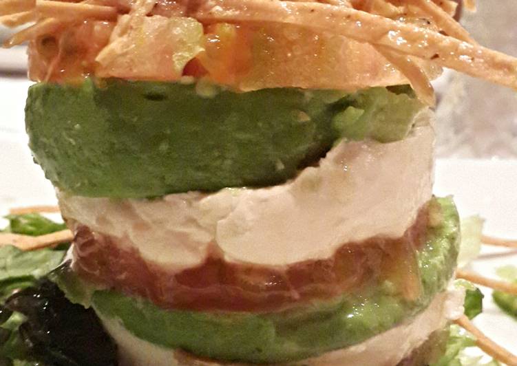 Step-by-Step Guide to Prepare Any-night-of-the-week Vertical tomato avocado goat cheese salad