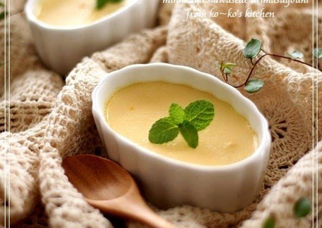 Orange Custard Pudding