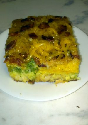 A picture of Bacon-Cheddar Chicken & Broccoli Casserole.