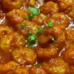 A picture of Prawns masala fry.
