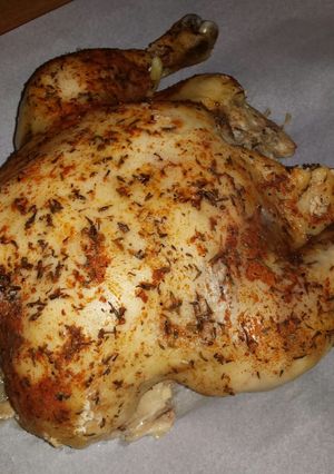 A picture of Steve's Roasted CrockPot Chicken (Whole Chicken).