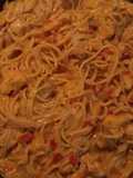 Cheesy chicken spaghetti