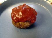 A picture of ground beef and pork meatloaf