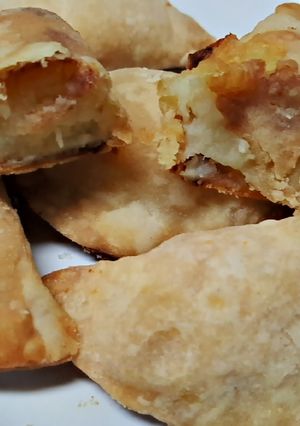 A picture of Potato Knishes adapted from the 1965 Settlement Cookbook.