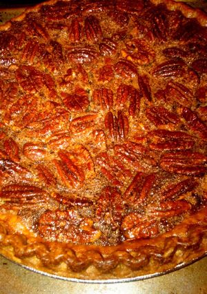 A picture of Ruby 's Easy Pecan Pie.