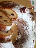 Stollen Christmas Wreath - Made in a Bread Machine