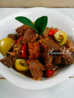 Foto resep Sate goreng daging sapi (oseng sate)