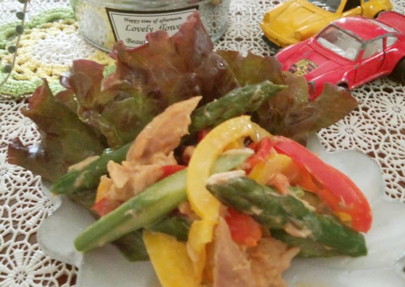 Red and Yellow Bell Pepper Stir Fry