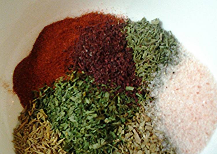 Steps to Make Quick Savory rub