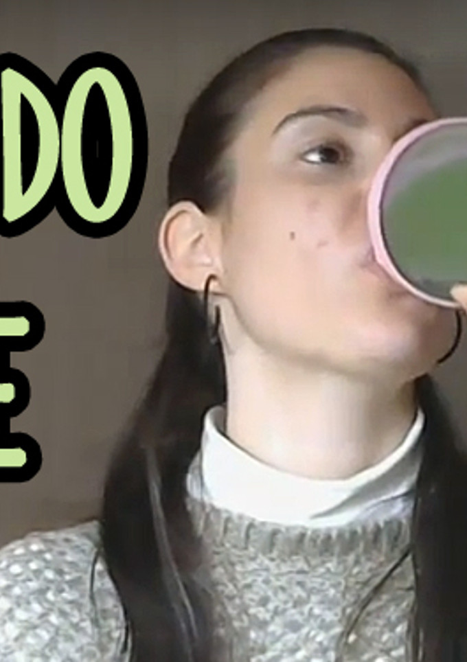 Una foto de Licuado verde de espinacas