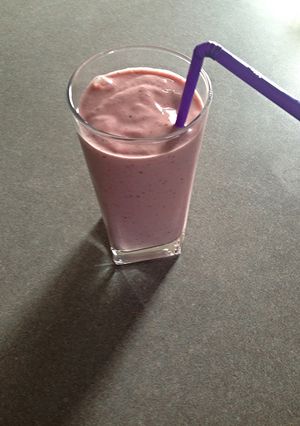 A picture of Strawberry Banana Smoothie.