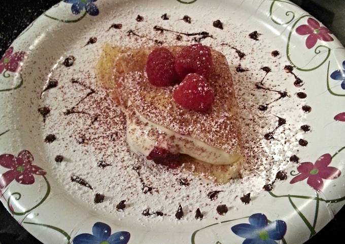 Recipe of Any-night-of-the-week Tinklee&#39;s Raspberry Crepes