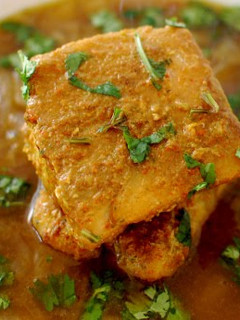 A picture of Cod fish curry.