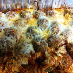 A picture of Meatball Casserole.
