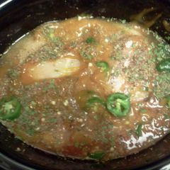 A picture of Crockpot Golden Mushroom Chicken.