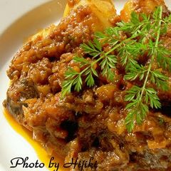 A picture of Beef Simmered in Red Wine.