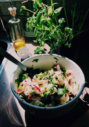A picture of Summer Salad - Tortelinis & Tuna.