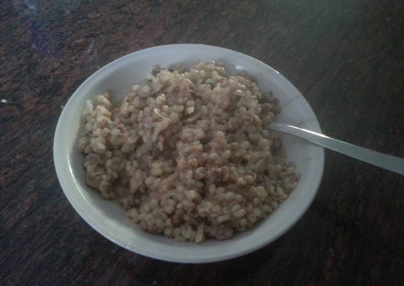 Risotto with Mushrooms and Maltese Sausage