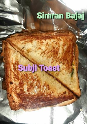 सब्जी टोस्ट(sabzi toast रेसिपी मुख्य फोटो