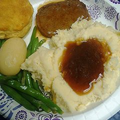 A picture of Simply mashed potatoes.