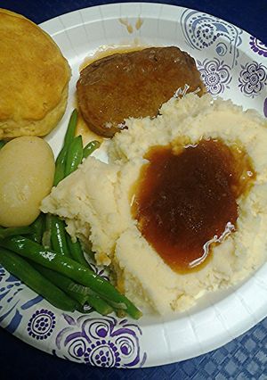 A picture of Simply mashed potatoes.