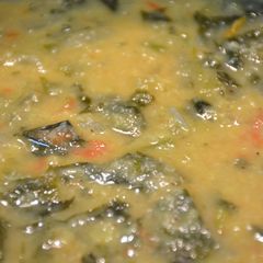 A picture of Spinach Dal Curry.