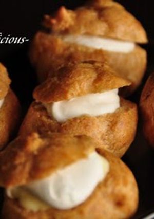 A picture of Foolproof Easy Cream Puffs Prepared in the Microwave.