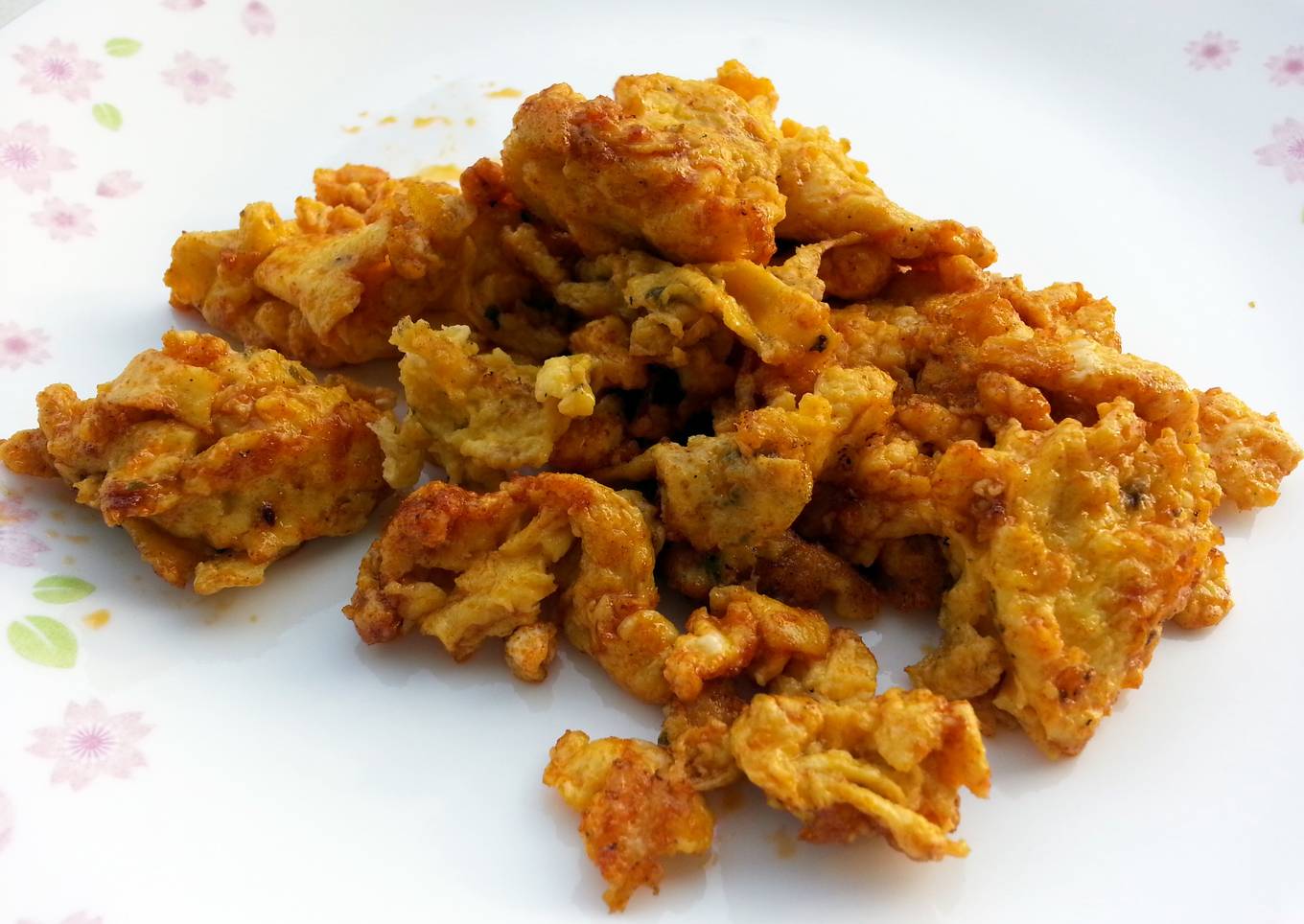 Scramble Egg With Spicy Butter