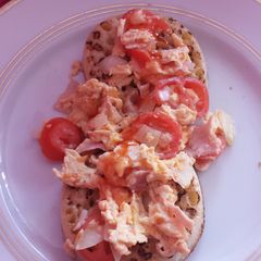 A picture of Sweet chilli eggs.