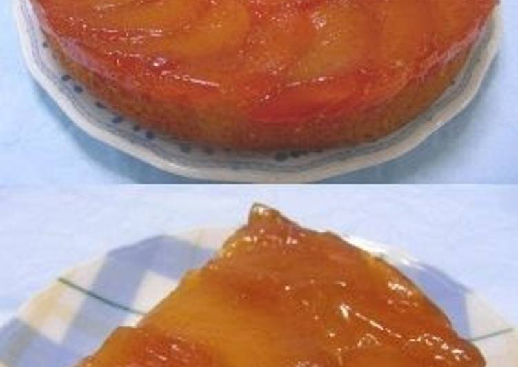 Recipe of Perfect Caramelized Apple Upside Down Cake