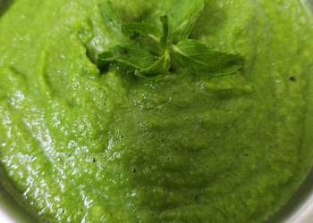 How To Making Recipe Panipuri chutney raw mango and mint chutney Delicious Perfect