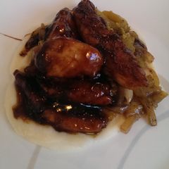 A picture of ~* Maple Syrup Cocaholic Chicken w/ Squashini Side Dish *~.