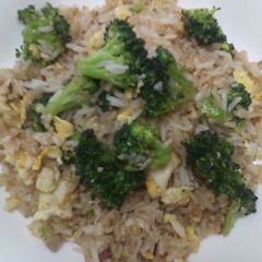 A picture of Pam's Stir fried Broccoli&Rice....