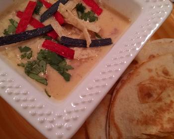 The New Way Cooking Recipe Cheesy Tortilla Soup Savory Delicious