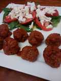 Meatballs with spicy tomato sauce