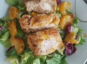 Mandarinos pulykamell recept fotója