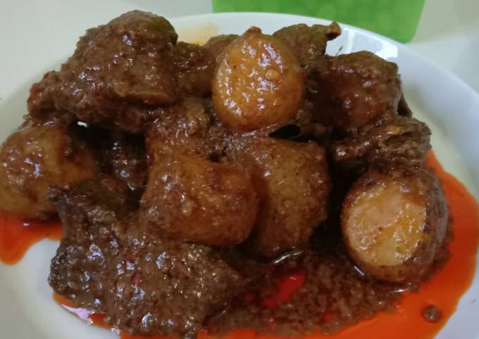 Rendang pakai Bumbu Indofood