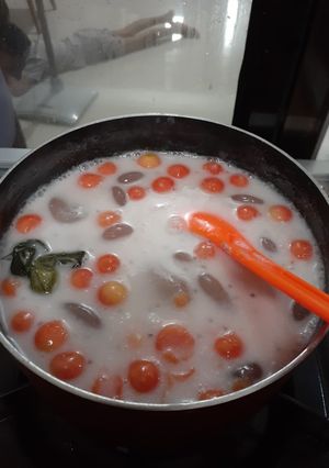 Foto resep Es kolang kaling coconut milk