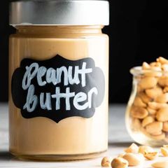 A picture of Peanut butter home made.
