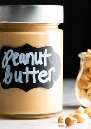 A picture of Peanut butter home made.