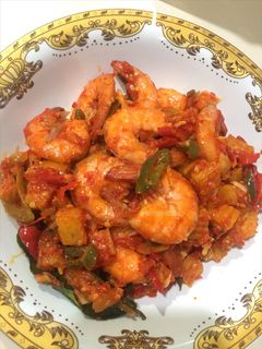 Foto resep Udang goreng balado (+ kentang)