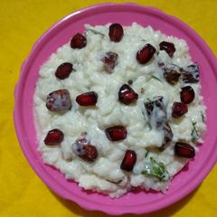 A picture of Curd rice.