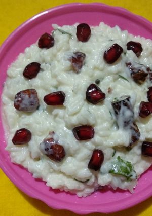 A picture of Curd rice.