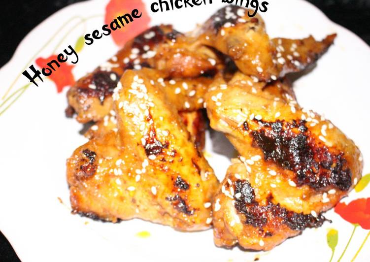 Cara Gampang Menyiapkan Honey Sesame Chicken Wings yang Lezat Sekali
