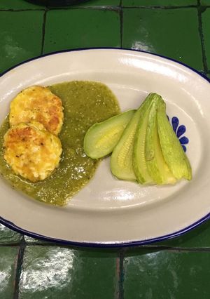 Una foto de Tortitas de queso panela