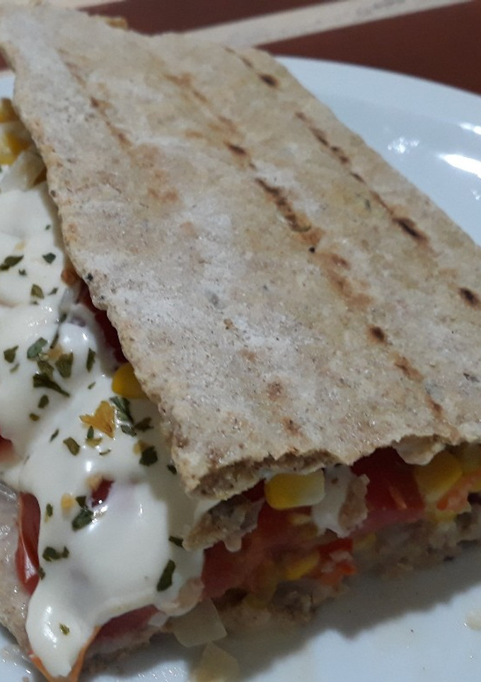 Una foto de Fajita integral saludable bomba