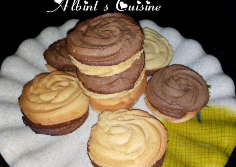 Butter swirl cookies